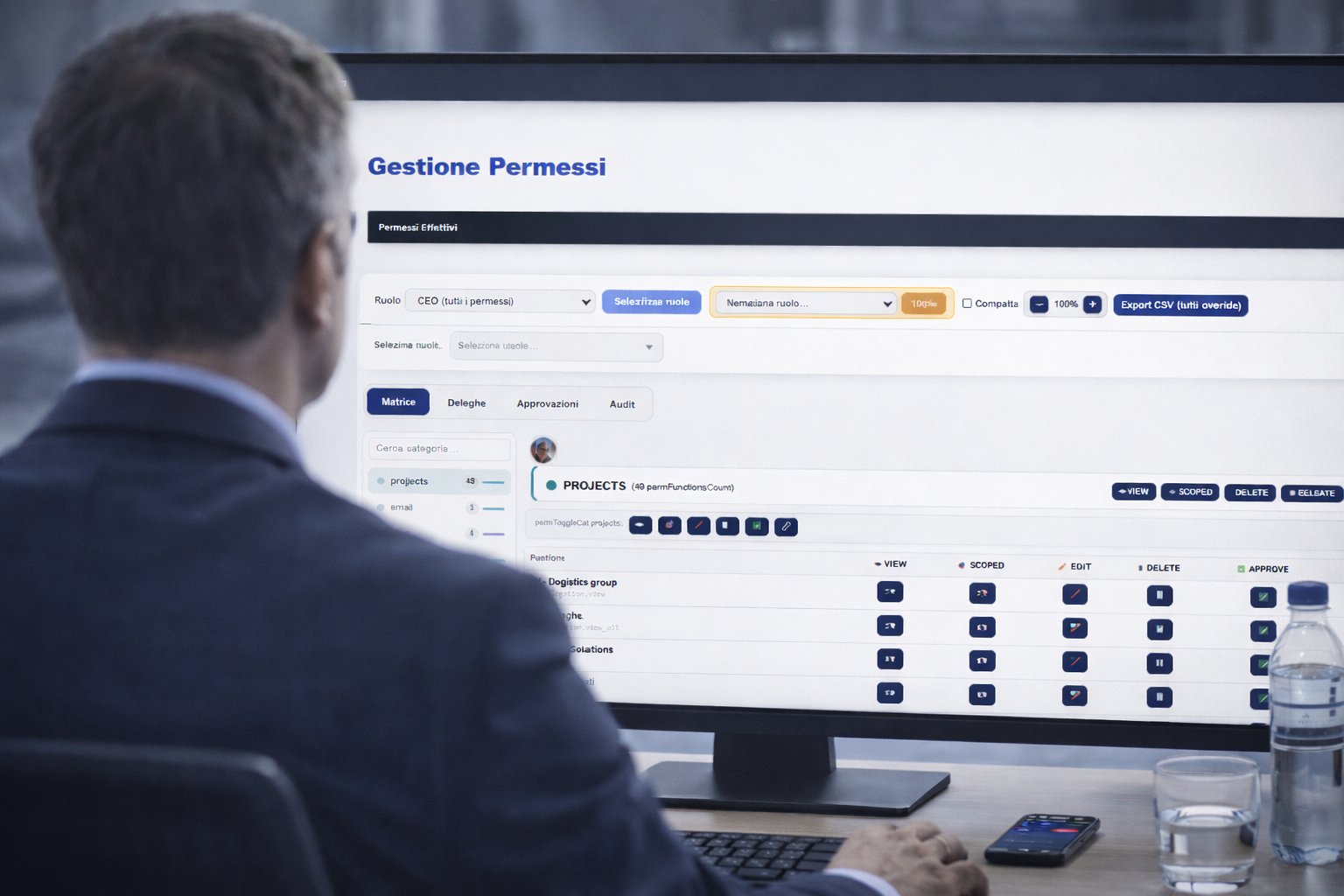 NucleusTeamsHUB File  pannello ACL permessi